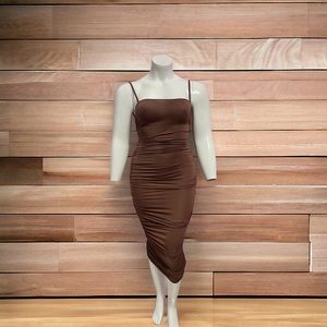 Fashion nova brown dress